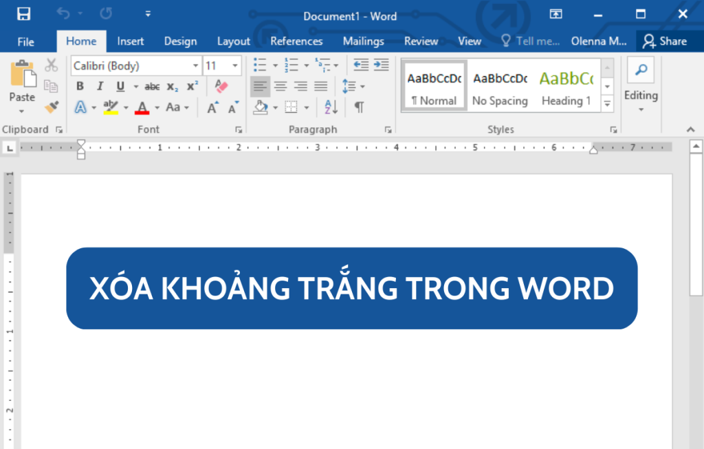 Cách xóa khoảng trắng trong Word cực kỳ đơn giản dễ thực hiện