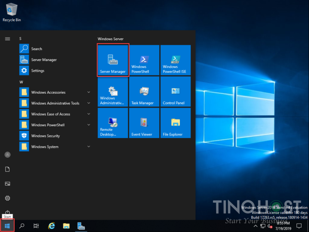 Hướng dẫn mở Remote Desktop trên Windows Server 2019 19