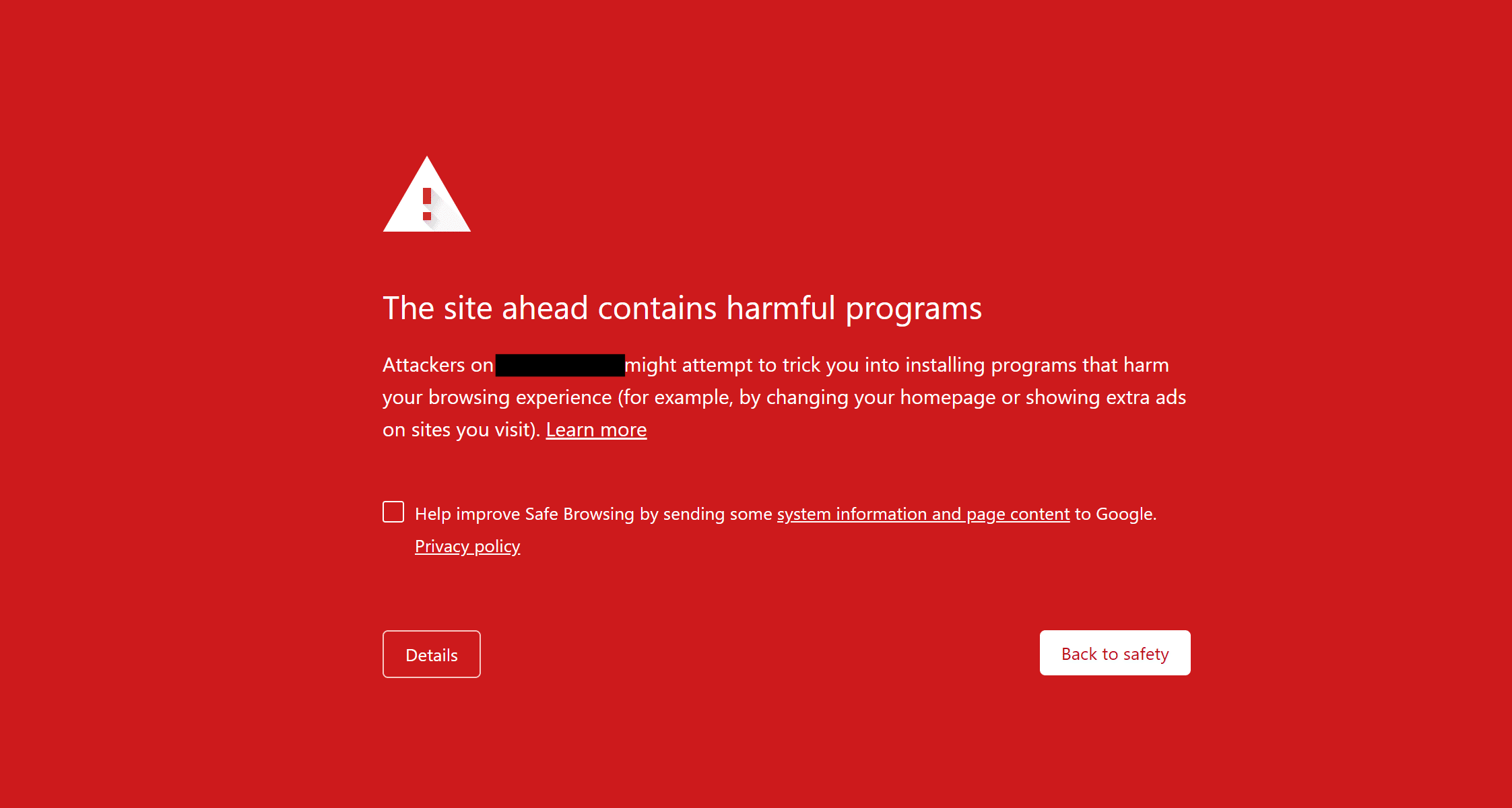 Hướng dẫn sửa lỗi “The site ahead contains malware” trên WordPress 5