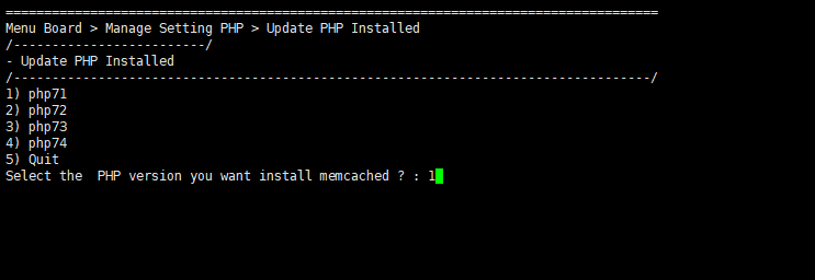 Install Memcached for PHP - Cài Đặt Memcached cho phiên bản php đã cài trên Tinoscript 4