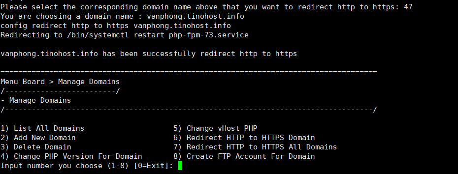 Redirect HTTP to HTTPS Domain - Chủ động chuyển hướng 301 http sang https cho một tên miền 4
