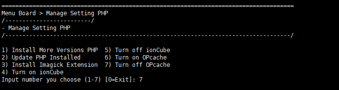 Turn off OPcache - Tắt OPcache Extension php trên TinoScript 5