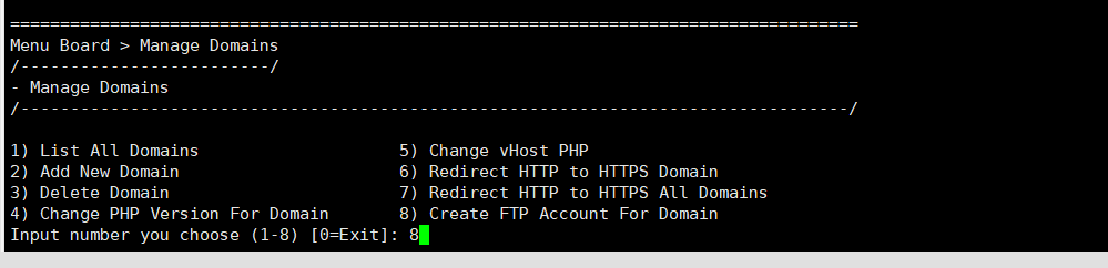 Create FTP Account For Domain - Tạo tài khoản FTP cho một tên miền trên TinoScript 2
