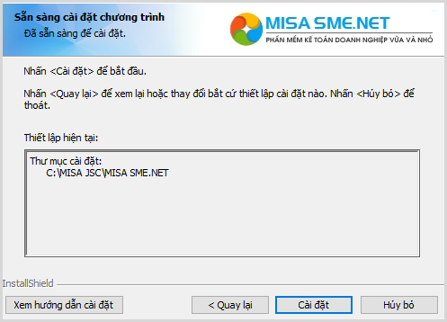 Hướng dẫn cách cài đặt phần mềm MISA 2024 7