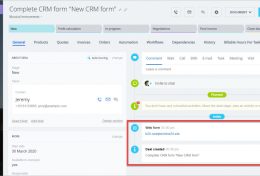 [CRM] Gửi dữ liệu từ biểu mẫu web CRM cho nhân viên qua email