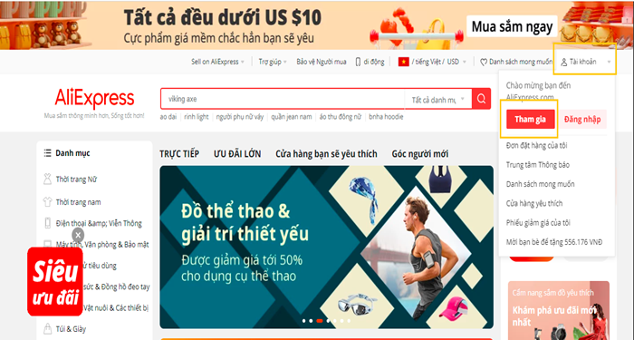 Cách mua hàng trên Aliexpress tại Việt Nam an toàn, giá cực rẻ