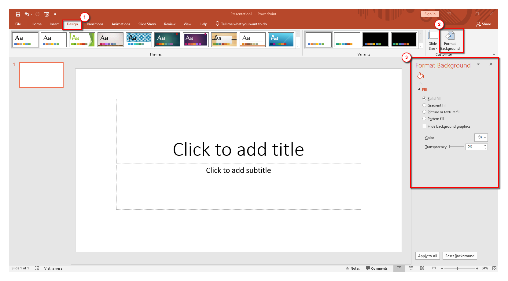 Học PowerPoint cơ bản  Bài 11 Thay đổi hình nền slide trong PowerPoint   Trường học PowerPoint  YouTube
