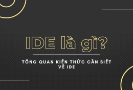IDE là gì? Tổng quan kiến thức cần biết về IDE
