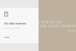 5 cách sửa lỗi “ERR_EMPTY_RESPONSE” hiệu quả