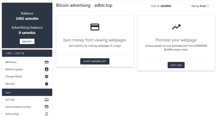 Hướng dẫn kiếm Bitcoin miễn phí trên AdBTC
