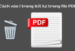 Hướng dẫn cách xóa 1 trang bất kỳ trong file PDF đơn giản và nhanh chóng nhất