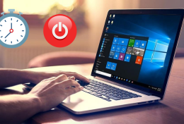 Thủ thuật hẹn giờ tắt máy tính trên Windows 10 không cần phần mềm