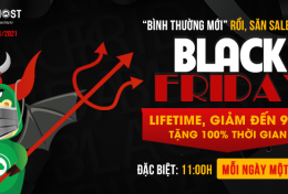 Black Friday 2021 tại TinoHost: Lifetime, giảm đến 99%, tặng 100% thời gian