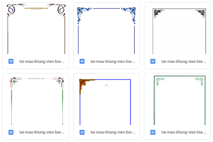 Download khung viền đẹp trong Word miễn phí và đẹp mắt hiện nay - The ...