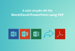 6 cách chuyển đổi file Word/Excel/PowerPoint sang PDF