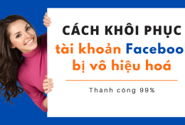 4 cách khôi phục tài khoản Facebook bị vô hiệu hoá