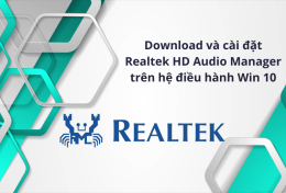 Download và cài đặt Realtek HD Audio Manager Win 10