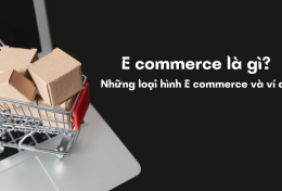 E commerce là gì? Những loại hình E commerce và ví dụ