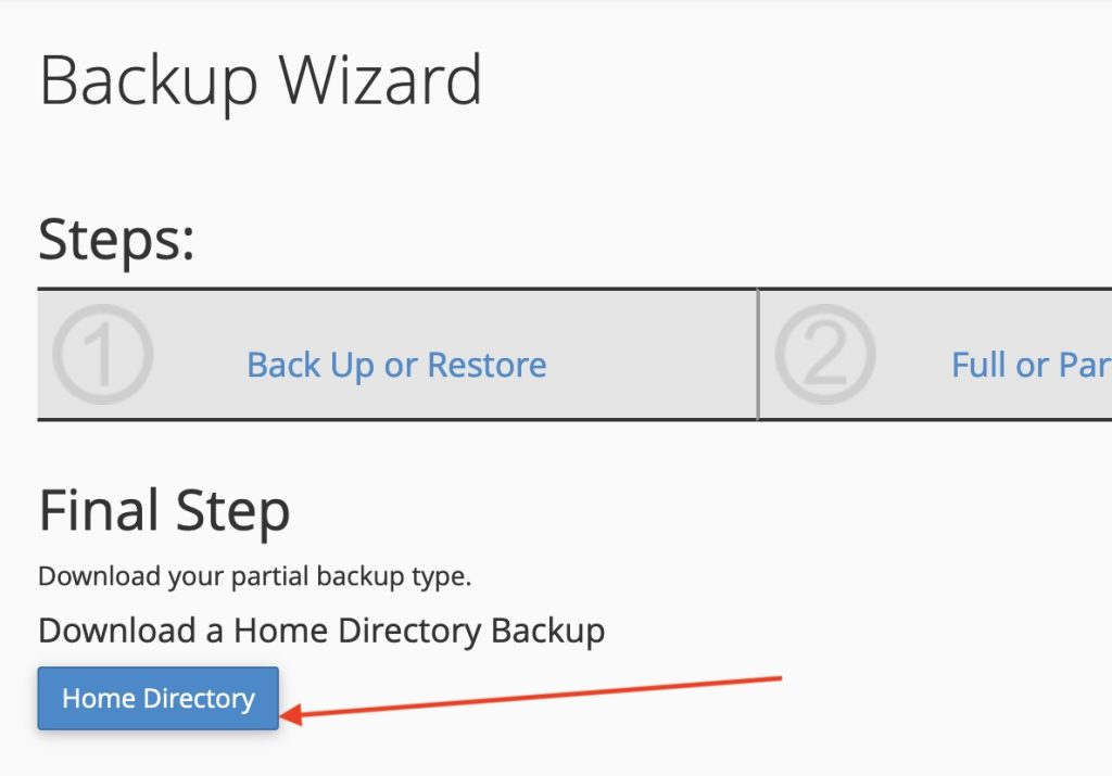 [cPanel] Hướng dẫn tạo full backup hosting (Backup Wizard) 26