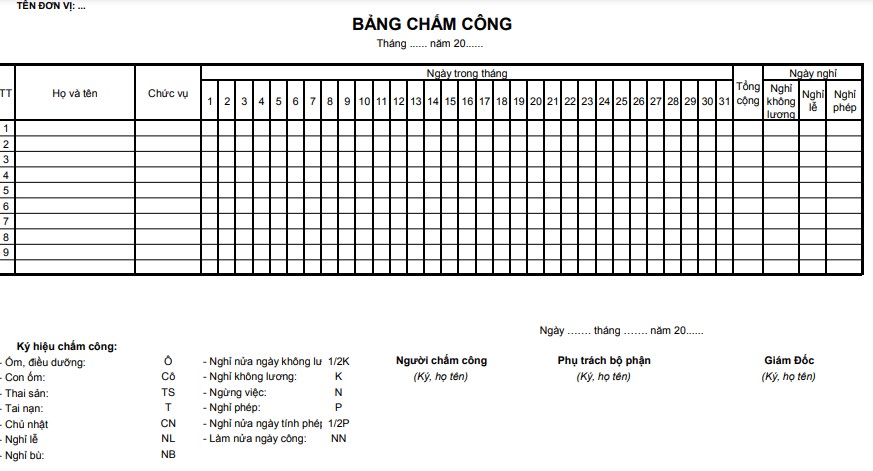 mau-bang-cham-cong-excel