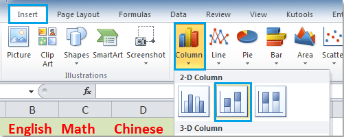 cach-ve-bieu-do-cot-chong-trong-excel