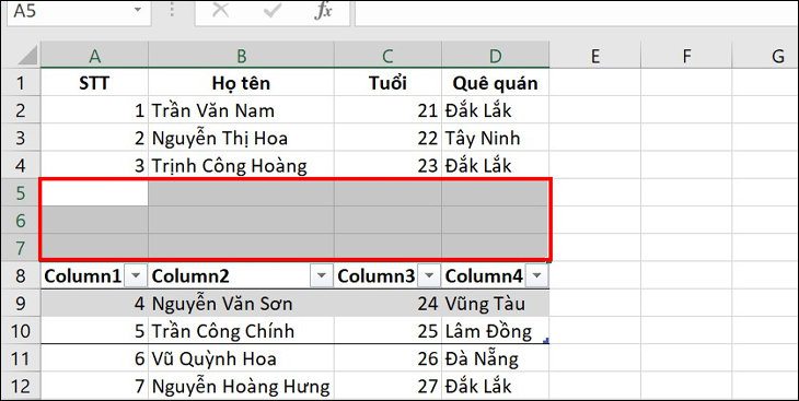 cach-them-hang-trong-excel