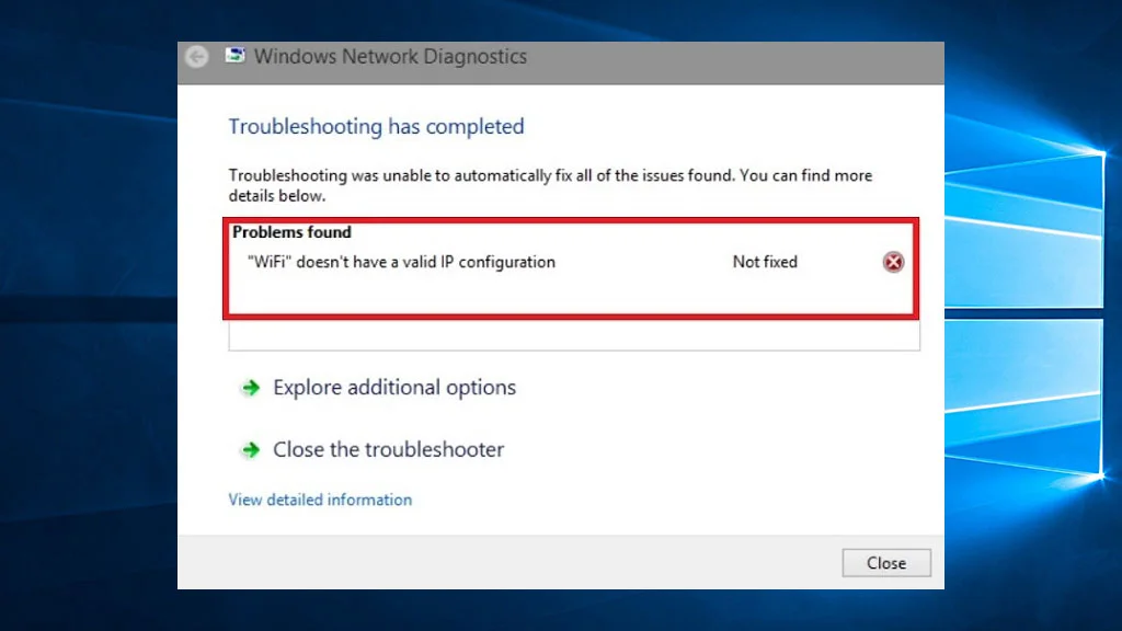Cách sửa lỗi "DHCP is not enabled for WiFi" trong Windows 10 đảm bảo hiệu quả 100% 1