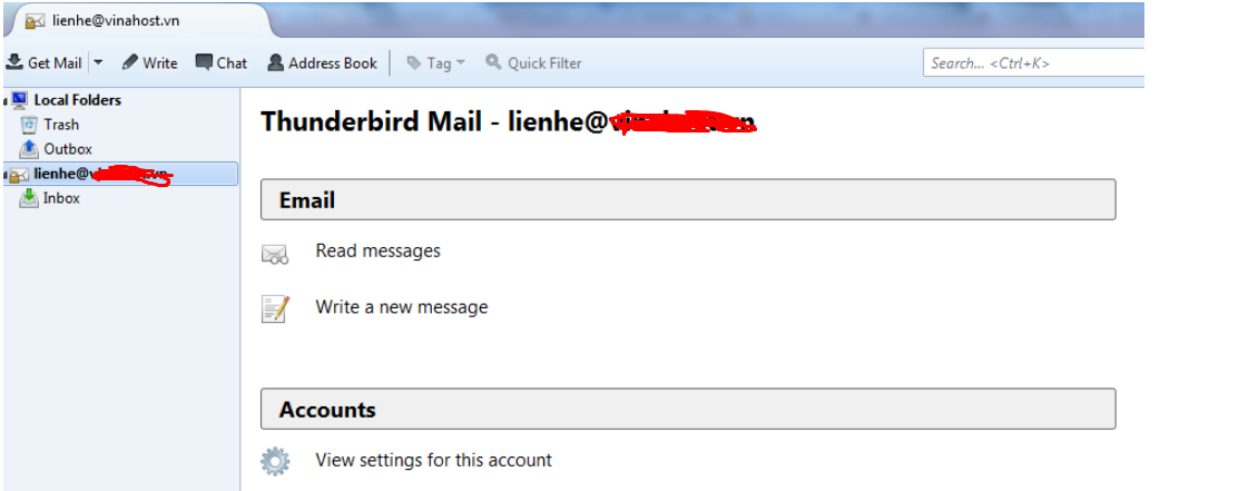 Hướng dẫn cấu hình email cho Thunderbird chi tiết A-Z 1
