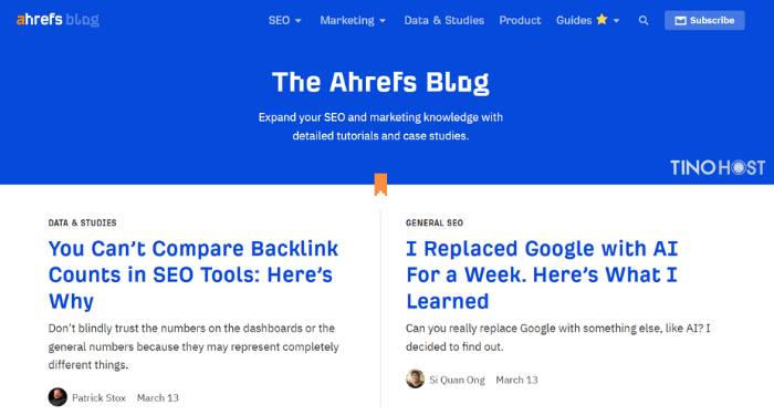 Ahrefs-blog