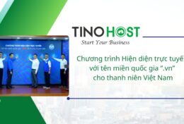 TinoHost tham gia phát động Chương trình Hiện diện trực tuyến an toàn, tin cậy với tên miền quốc gia “.vn” cho thanh niên Việt Nam và các cuộc thi thiết kế website với tên miền quốc gia “.vn” dành cho thanh niên Việt Nam trên toàn quốc