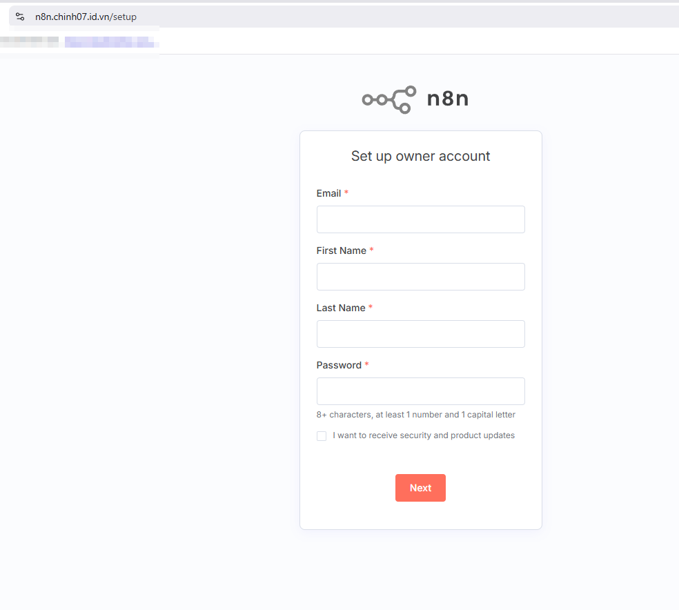 Hướng dẫn cài đặt n8n trên cPanel chi tiết 23 Cấu hình cho n8n