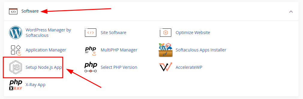 Hướng dẫn cài đặt n8n trên cPanel chi tiết 6 Cấu hình Node.js trong cPanel