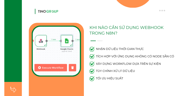 Webhook là gì? Cách sử dụng node Webhook trong n8n 3 Khi nào cần sử dụng Webhook trong n8n?
