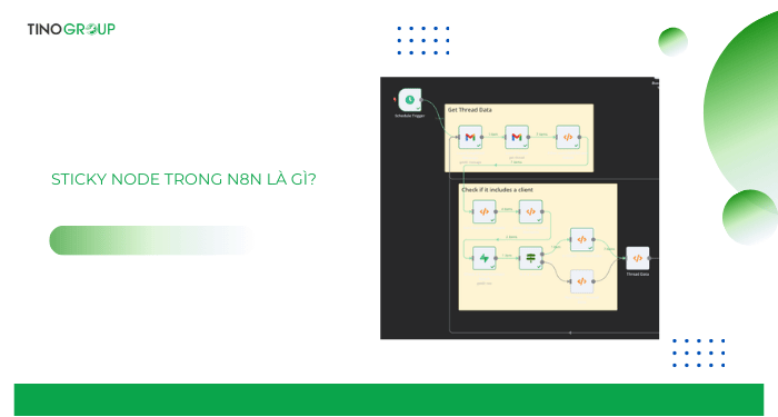Sticky node trong n8n là gì?