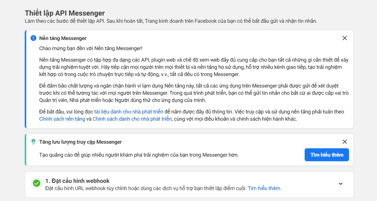 Hướng dẫn cách kết nối API Messenger trên n8n bằng Webhook 14 Hướng dẫn cách kết nối API Messenger trên n8n bằng Webhook 13