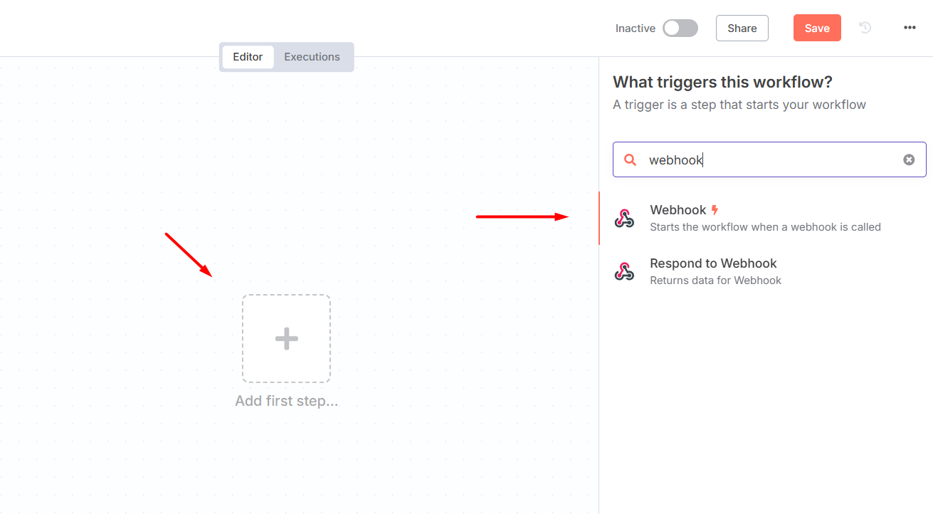 Hướng dẫn cách kết nối API Messenger trên n8n bằng Webhook 2 Hướng dẫn cách kết nối API Messenger trên n8n bằng Webhook 1