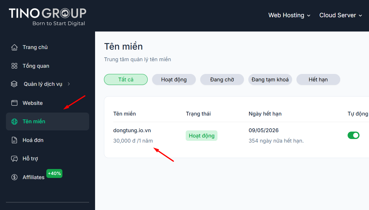 Hướng dẫn cách trỏ tên miền về IP VPS N8N và đổi Hostname thành tên miền đã mua 3 Hướng dẫn cách trỏ tên miền về IP VPS N8N và đổi Hostname thành tên miền đã mua 3